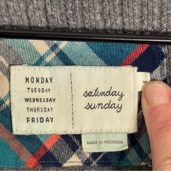 Anthropologie Saturday Sunday Gray Knit Ribbed 3/4 Sleeve Midi Dress Size Small - Picture 8 of 11